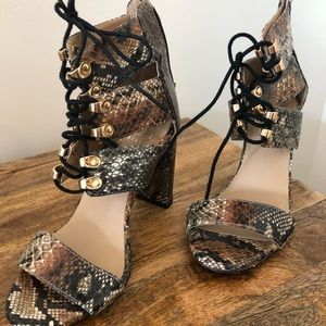 Strappy heels size 6.5